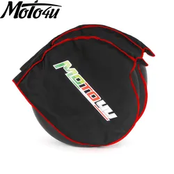 17inch Thicken Tire Warmer Fasten Heating Windstop Motorcycle Tyre Cover With MOTO4U Logo Windbreak Keep Warm
