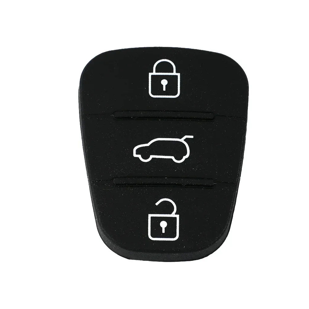 Kits 3 Buttons For Hyundai I10 I20 I30 Key Button Cover Car Ornament For Hyundai Ix35 Ix20 For Kia Amanti 1* Remote Key Fob Case