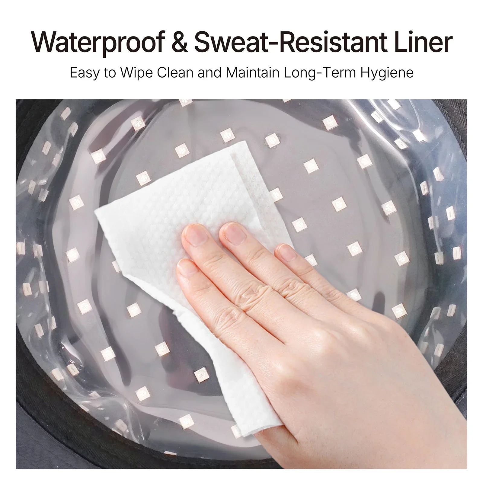 2025 جديد قبعة بحافة 336 قطعة أضواء LED غطاء نمو الشعر لتساقط الشعر الضوء الأحمر 660nm ضوء الأشعة تحت الحمراء 850nm Led غطاء الشعر الضوء الأحمر