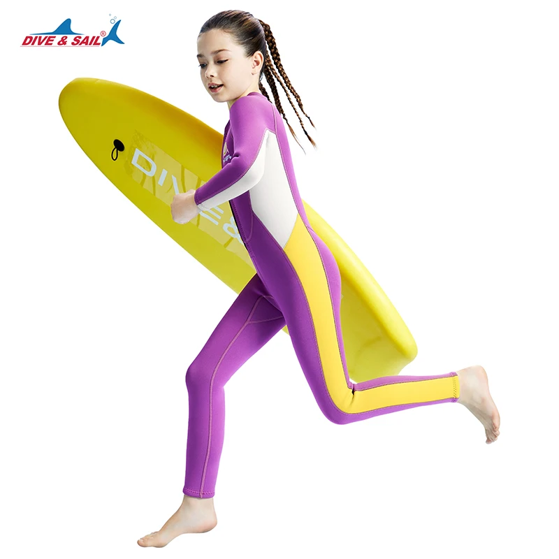 

Kids Wetsuit for Boys Girls 2.5mm Neoprene Front Zip Wet Suits Toddler Keep Warm for Cold Water Paddleboarding Snorkeling Surf