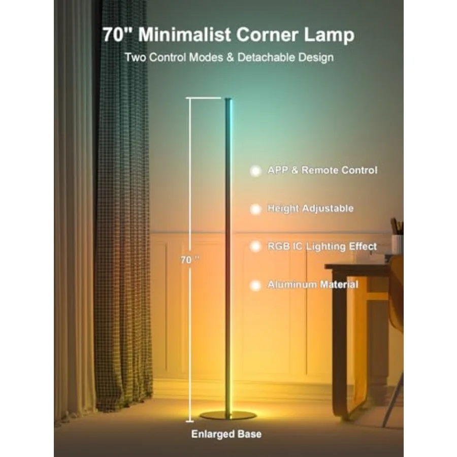 Eastfine Corner Floor Lamp 70