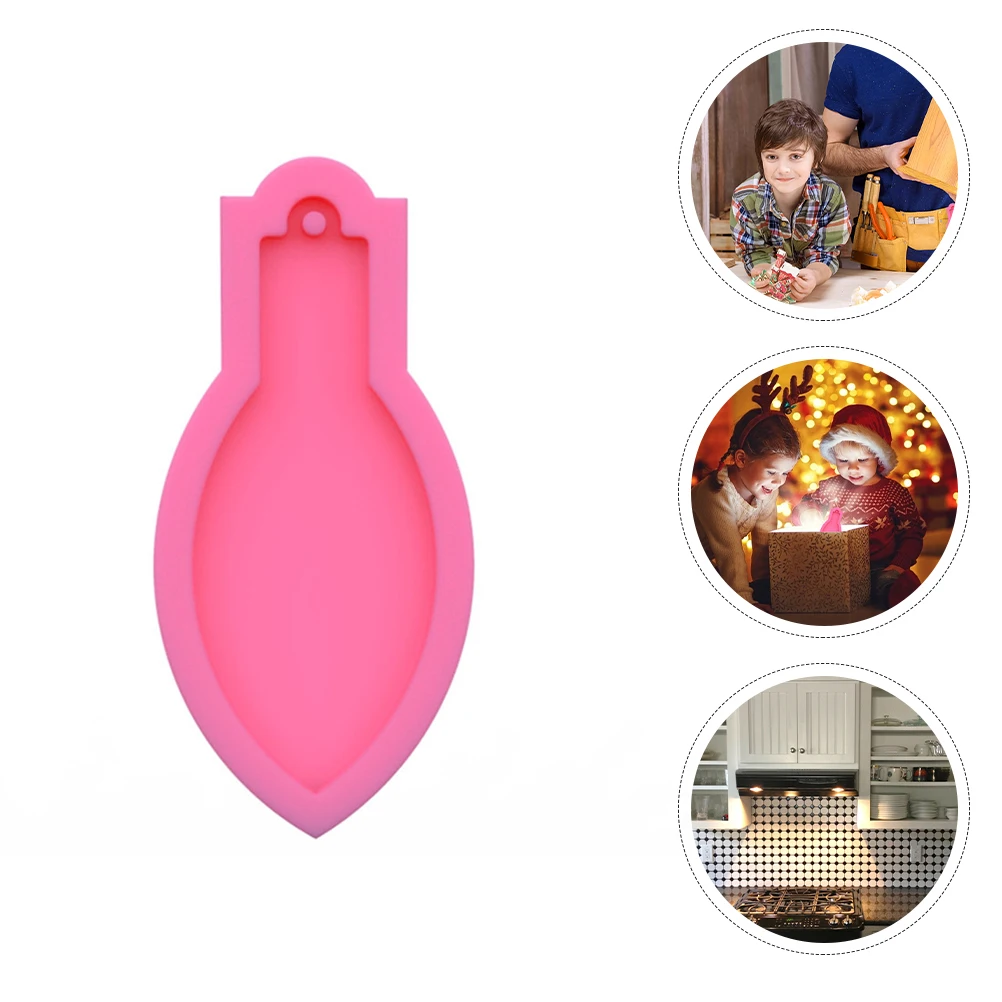 

Keychain Mold Light Bulb Chocolate Diy Mould Reusable Decorative Dessert Fondant Polycarbonate Shape Ornament Adornment