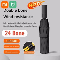 Xiaomi Mijia 24 Bone Folding Umbrella SPF 50 UV Protection Rain Strong Wind Resitance Fully Automatic Double Bone Umbrella 2025