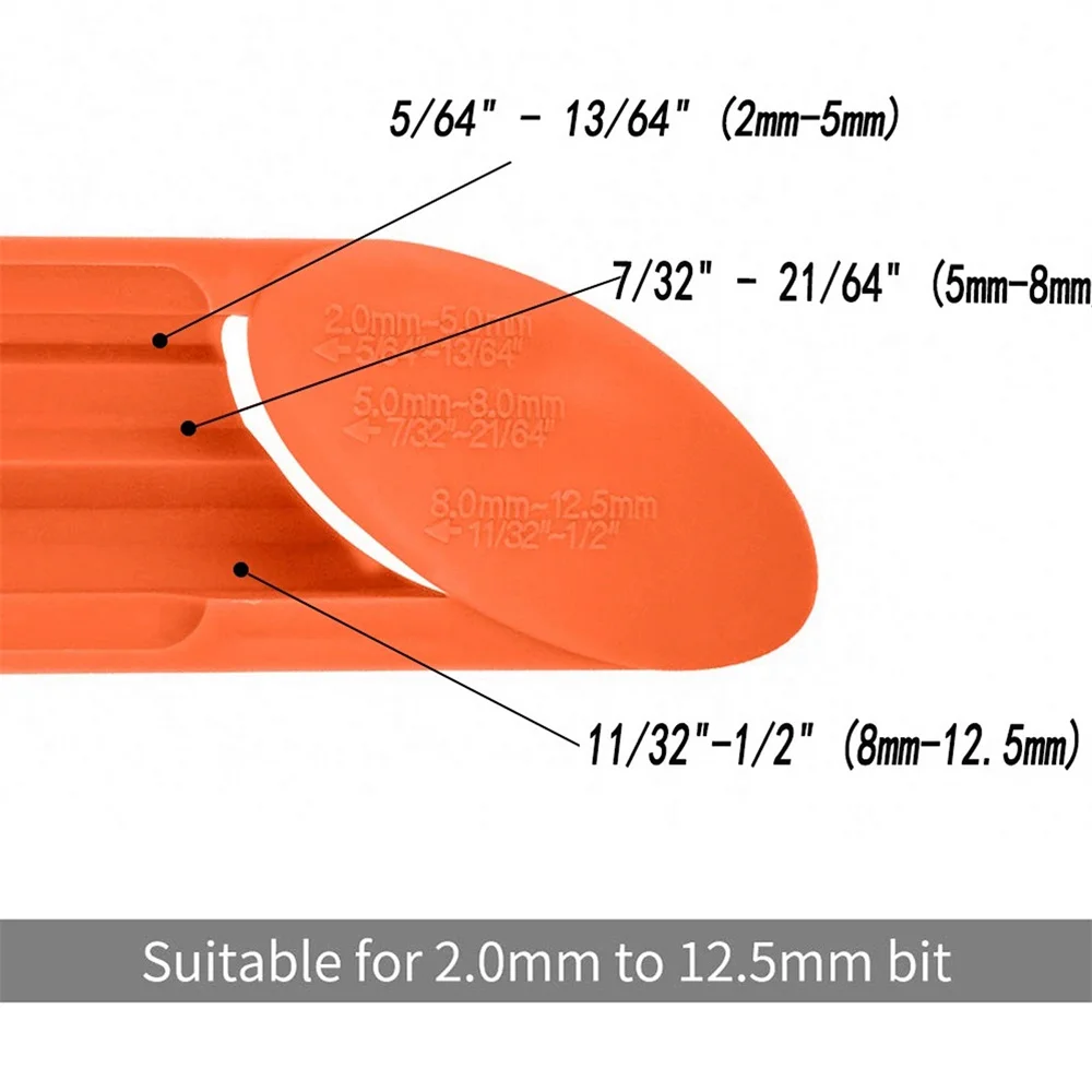 JUSTINLAU mola per trapano affilatrice per punte utensili manuali punta per trapano per unghie s Set affilatrice per accessori per trapano a gradini