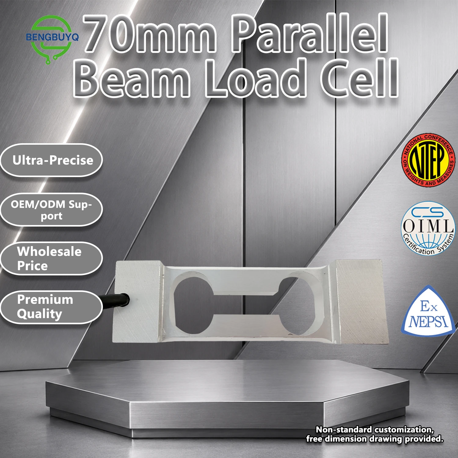 NA6 Aluminum Alloy High Precision Single Point Load Cell Weighing Sensor 0.3kg 0.6kg 1kg 5kg 10kg for Scale Balance