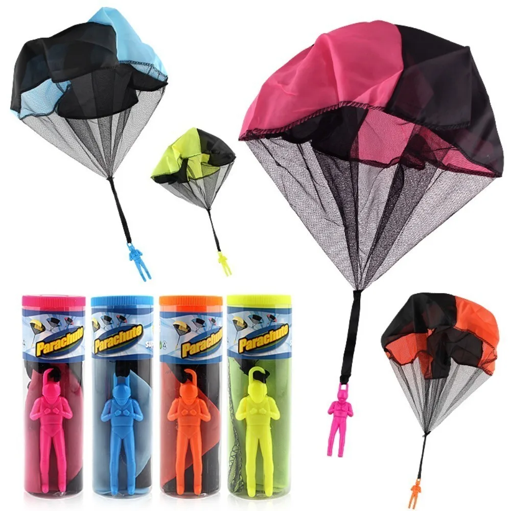 

Children Airborne Soldier Hand Thrown Parachute Flying Toy Set for Outdoor Fun Play Activity Gift Birthday Party Game