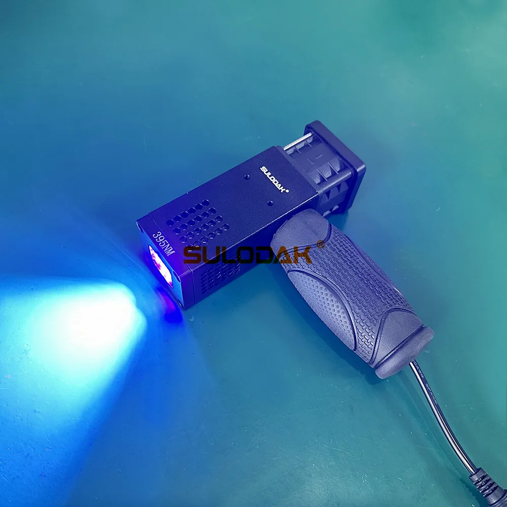 Factory Price 395nm 365nm Hand-held UV LED Curing Lamp For Car Paint Repair And Curing Glue Curing