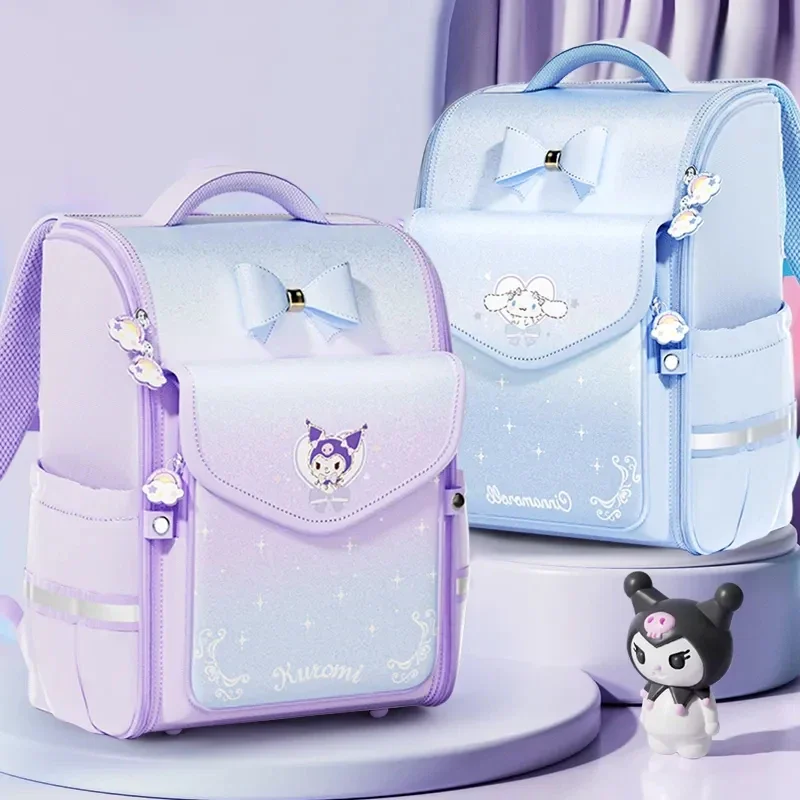 

Sanrioed Anime Kuromi My Melody Cinnamoroll Large Capacity Backpack Cute Children Schoolbag Cartoon Student Shoulder Bag Gift