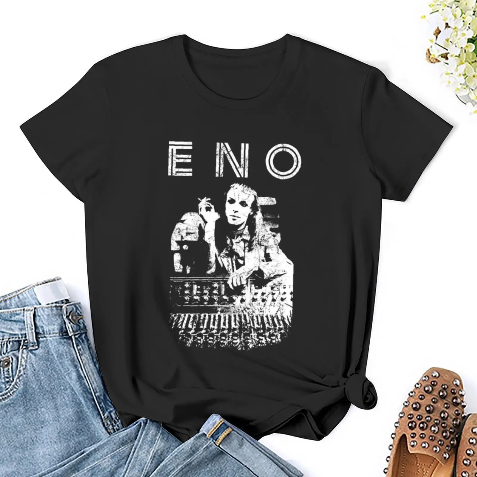 BRIAN ENO-T-shirt graphique pour femme, impression personnalisée, vos propres animaux, médicaments mignons