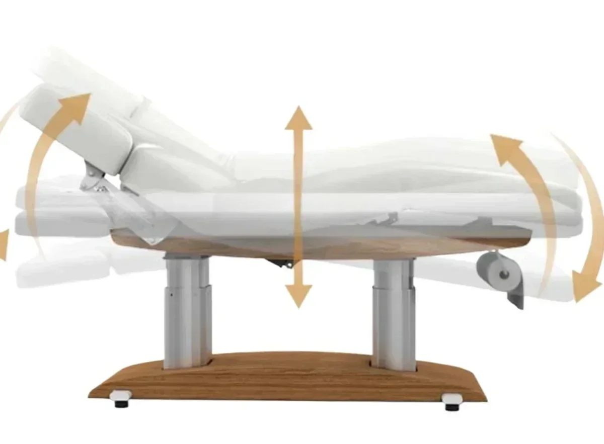 

Спа-кровать для здоровья с четырьмя двигателями, свободная регулировка подъема, губка высокой плотности, косметическая кровать из искусственной кожи