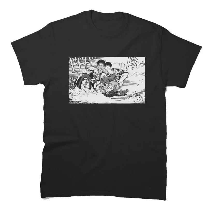 

0225 Vintage Akira Anime T Shirt Cyberpunk Manga City explosion Graphic clothes cyber mecha Neo-Tokyo Streetwear All size tops