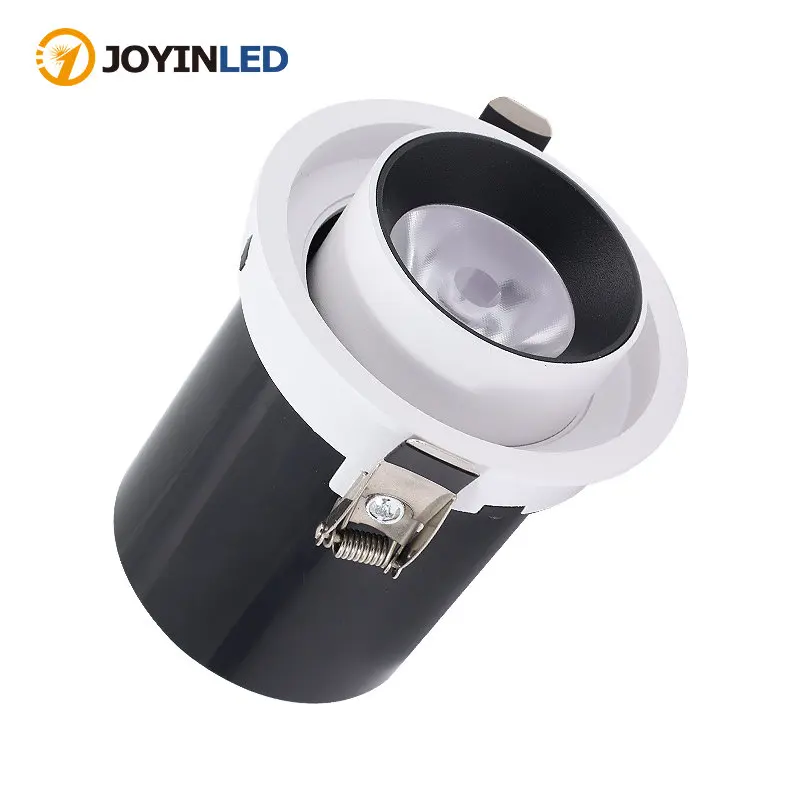 

Embeded Stretch Spotlight Round COB Concealed Retractable Ceiling Light Mall Clothing Store