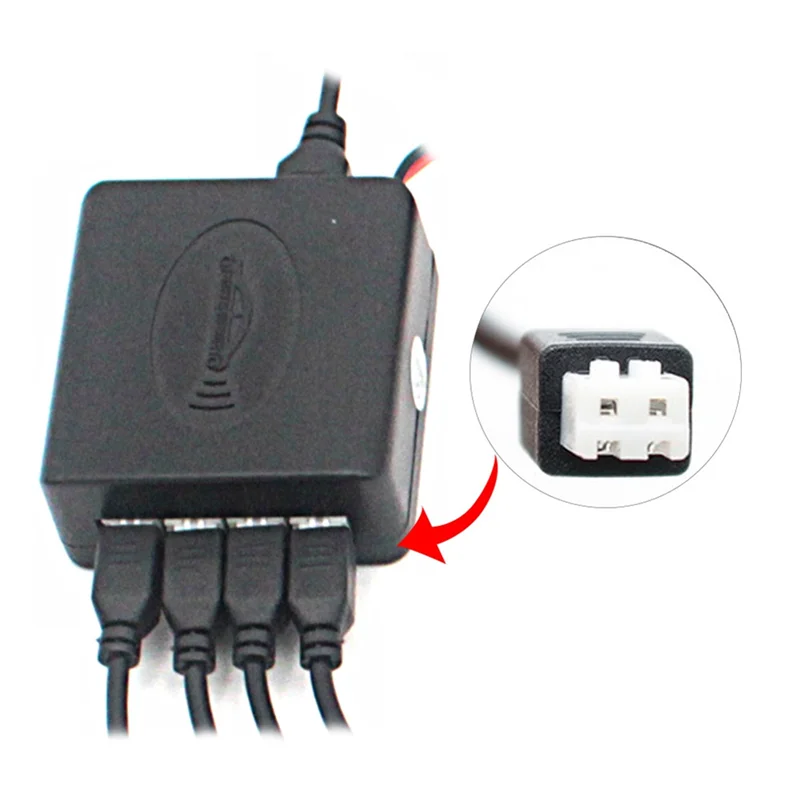 Classy-Wireless Parking Sensor Kit 4 Radar Probes 65DB Buzzer Alert Reverse Parking Monitoring Detector System