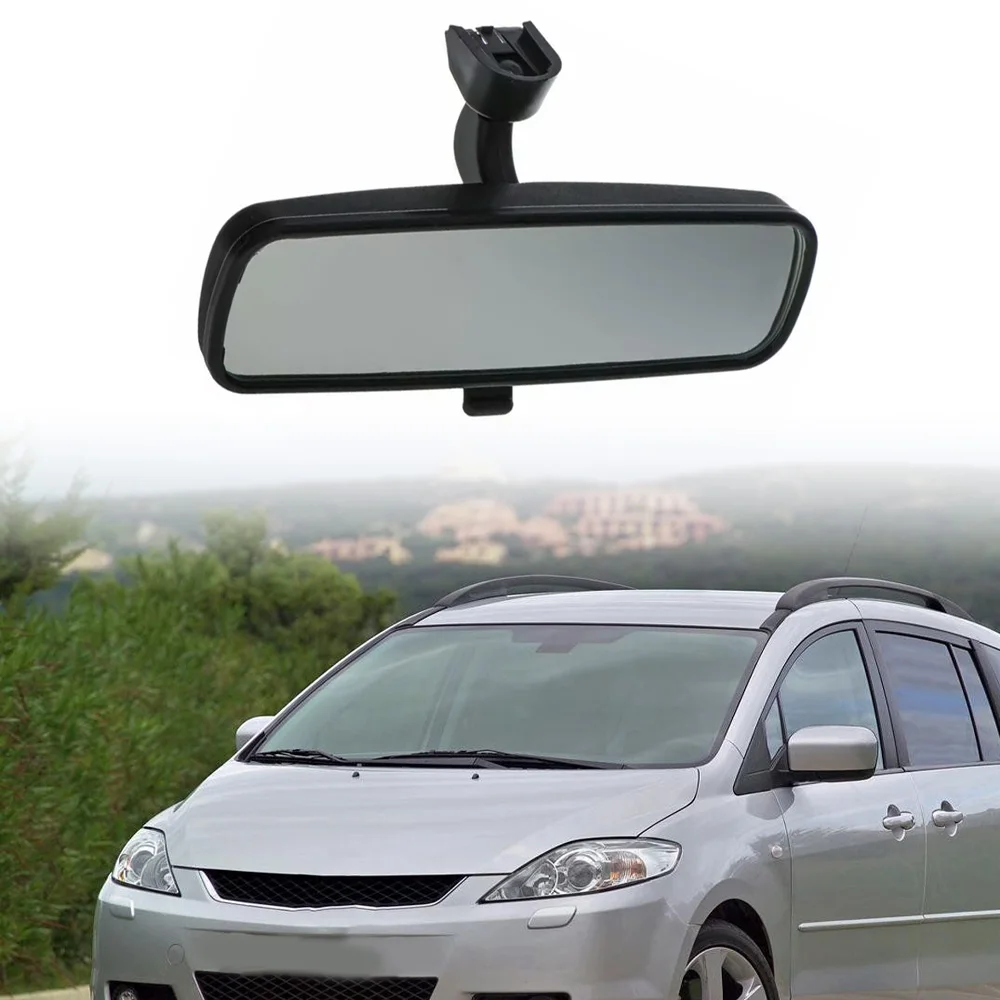 Car Inside Interior Rear View Mirror with Manual Dimming for Mazda 3 2004-2006 for Mazda 5 2006-2007 BP4K-69-220 BP4K69220