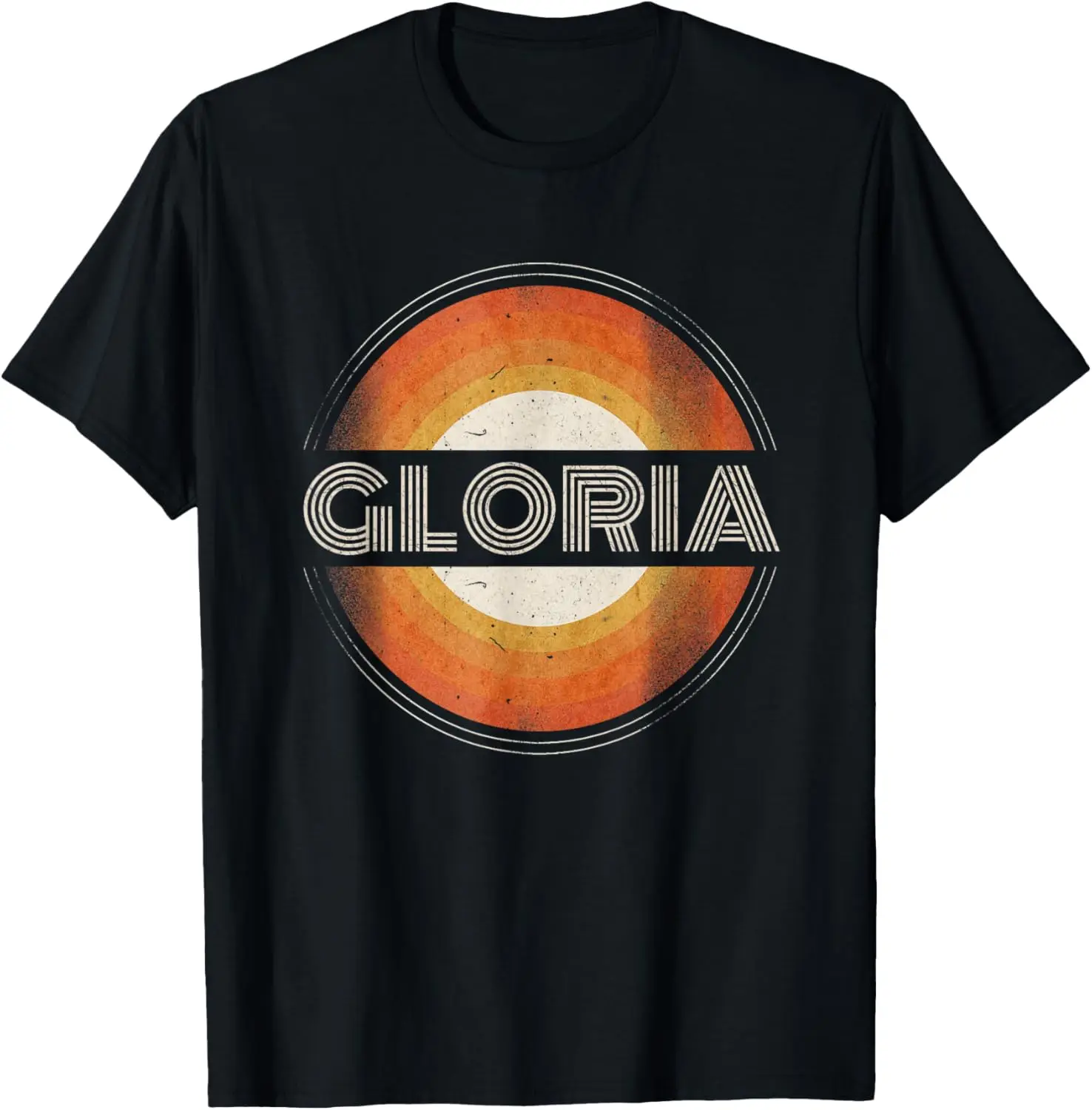 Graphic Tee First Name Gloria Retro Personalized Vintage T-Shirt