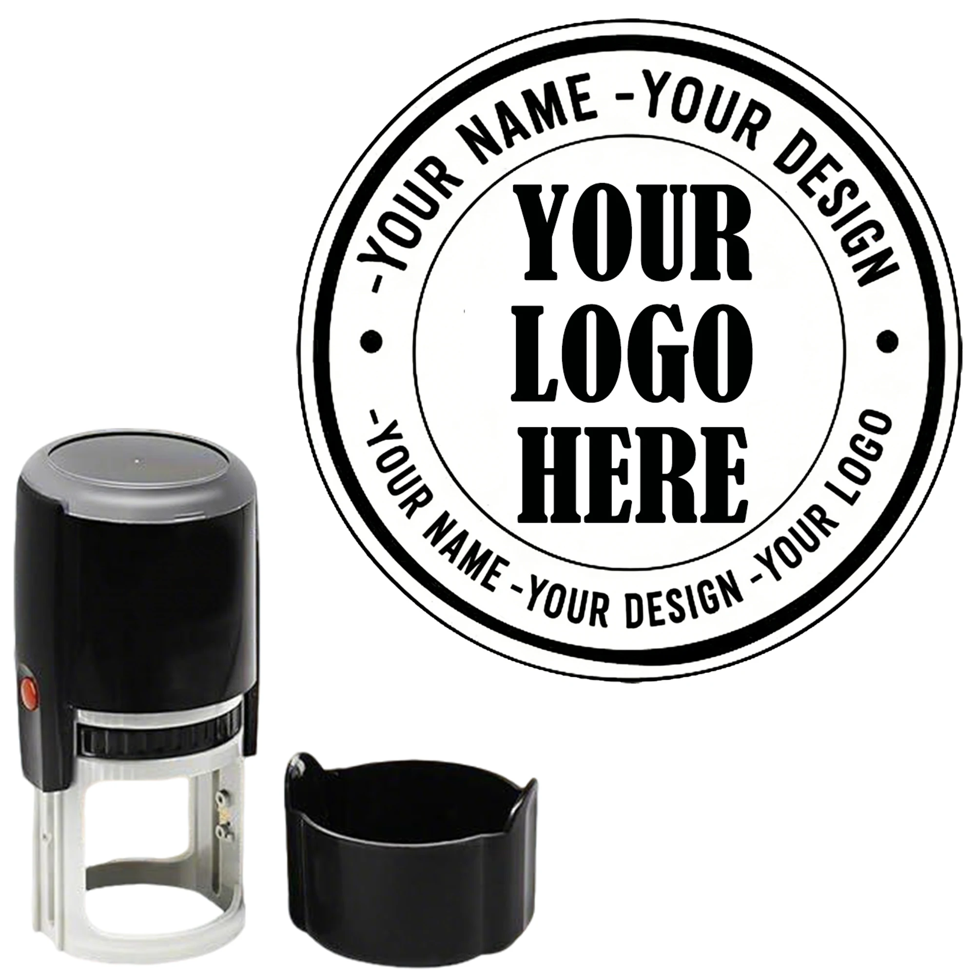 

Personalized Logo Self-Inking Stamp Custom Address Name Text Seal for Scrapbooking Signing Office Bookmark Stationery Decor