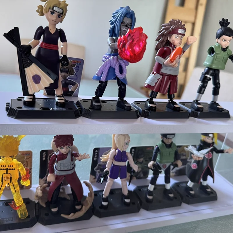 Blokees Naruto Bouwstenen Anime Assembleren Speelgoed Beweegbare Model De Derde Golf Van Naruto Kakashi Blind Box Kindercadeau
