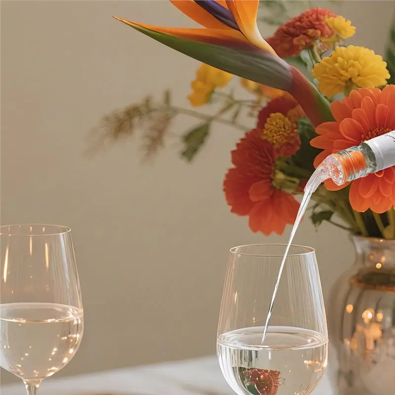 IALJ-Universal 12 Wide-Neck Pouring Spouts, Ideal For Bar And Home Use, Pourers Essential Accessories For Bar Mixing Tools