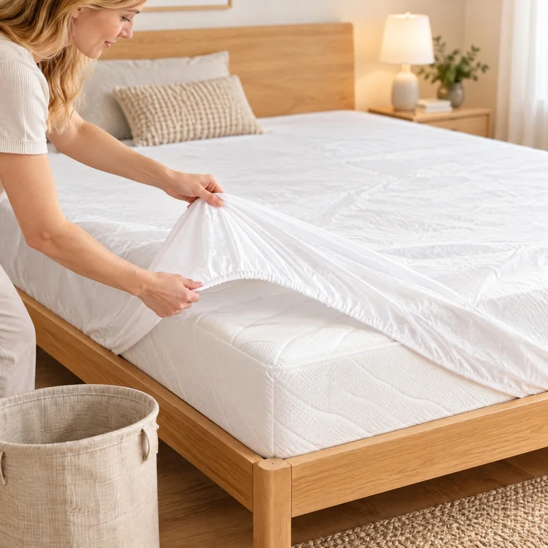 Breathable non-woven bedspread Microporous breathable fabric Formaldehyde-free, dust-proof, and moisture-resistant New home bedr