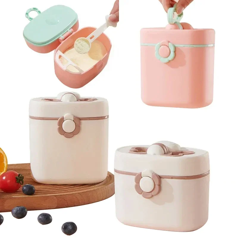 

Коробка для сухого молока с пчелиным цветком, портативный контейнер для хранения еды, диспенсер для детской смеси, диспенсер для хранения детей De Leche En Polvo