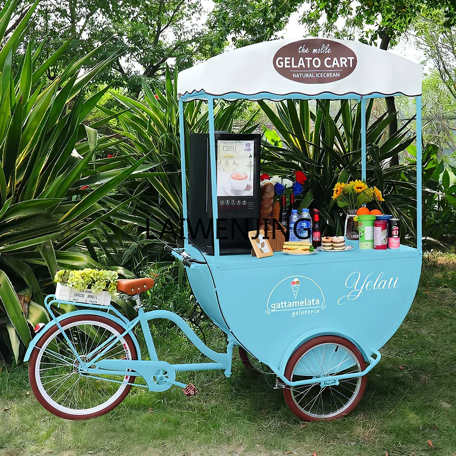 

LYN Beverage Sales Stall Dining Car Commercial Multifunctional Sales Promotion Vehicle
