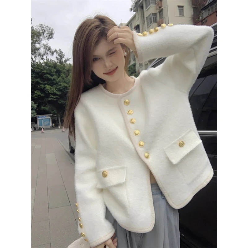 

Модный корейский свободный длинный бархатный джак Све 202, осень-зима, новая женская одежда, высококачественная сенсорная верхняя одежда