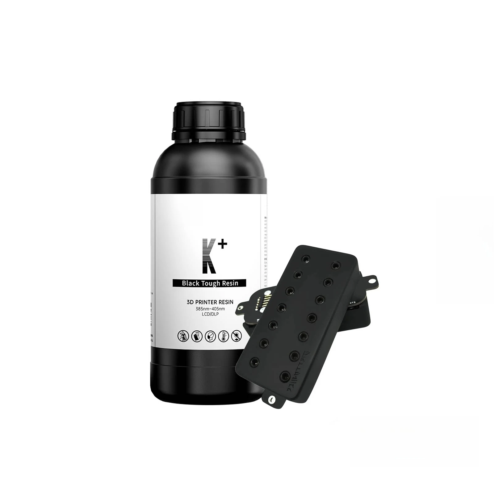 1KG High‑Toughness Low‑Shrink Photosensitive Resin Good Dimensional Stability for DIY Toy Figurine Prototype 3D Printing