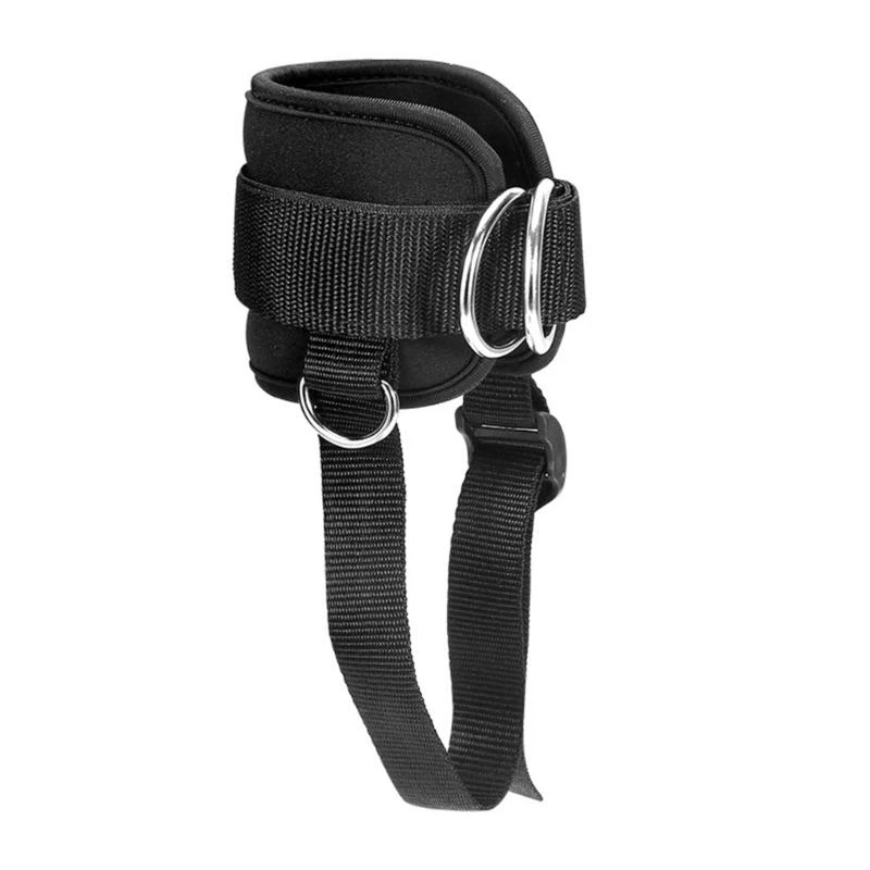Q39E Adjustable Ankle Strap for Cable Machines Workout Cuff Attachment for Leg Extension Cable Ankle Attachment for Fitness
