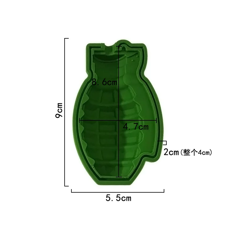 Single Silicone Hand-held Cake Mold, High Temperature Resistant DIY Baking Easy Demoulding XG1235