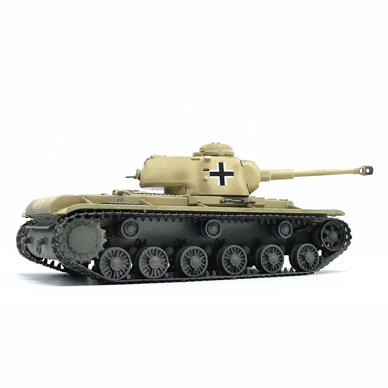 

1:72 Scale German KV-1 Tank Militarized Combat Tracked Tank Plastic Material Model Collection Toy Gift Display Decoration