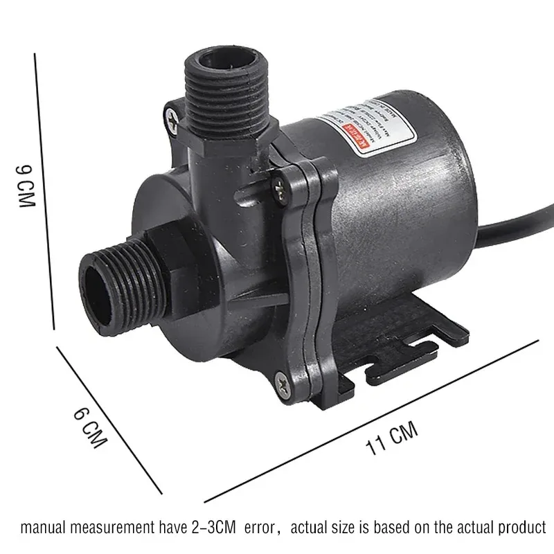 NC50B-2480 24V Small High Temperature Resistant Circulating DC Brushless Submersible Pump 100 Degrees 3.2A 8M 76.8W 2220L / H