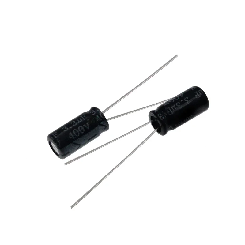 400V 1uF 1mF 2.2uF 2.2mF 3.3uF 3.3mF 4.7uF 4.7mF 6.8uF 6.8mF 8.2uF 8.2mF 10uF 10mF Aluminum Electrolytic Capacitor