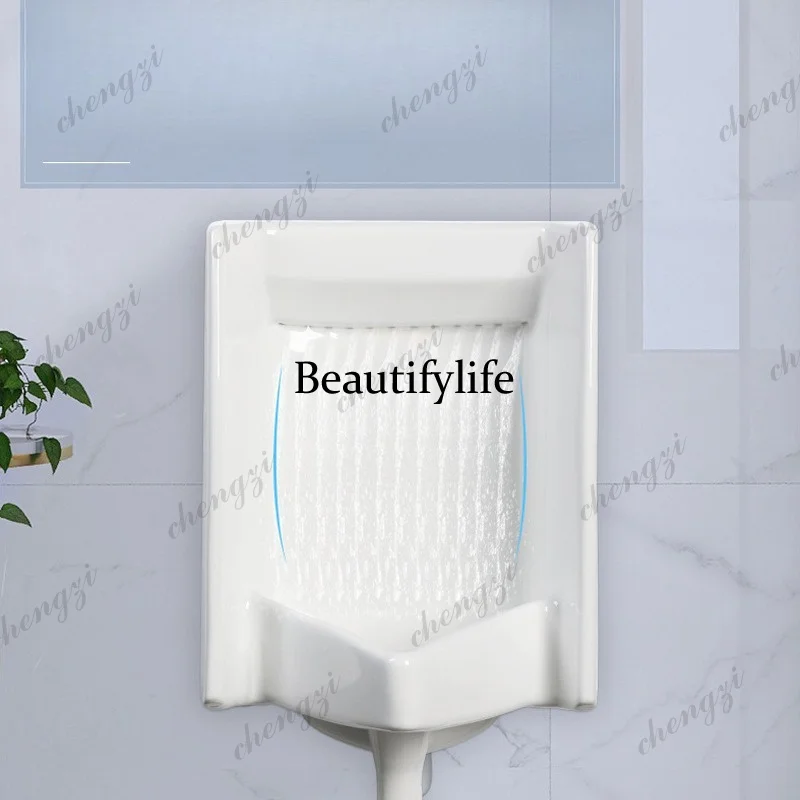 S178 Urinal Men's Urinal Ceramic Urinal Wall-mounted Wall-mounted Automatic Flushing