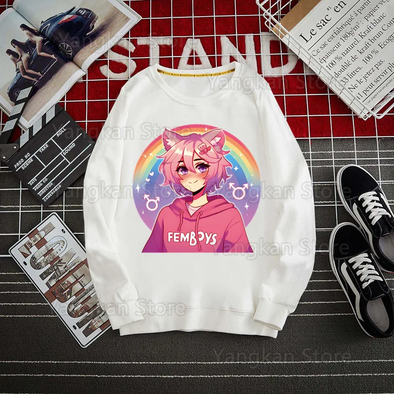 Femboy Fairycore Gothic Fairy Grunge Fashion Men's/Women's Hoodies Spring Autumn Male Casual Hoodies Sweatshirts Men's Hoodies