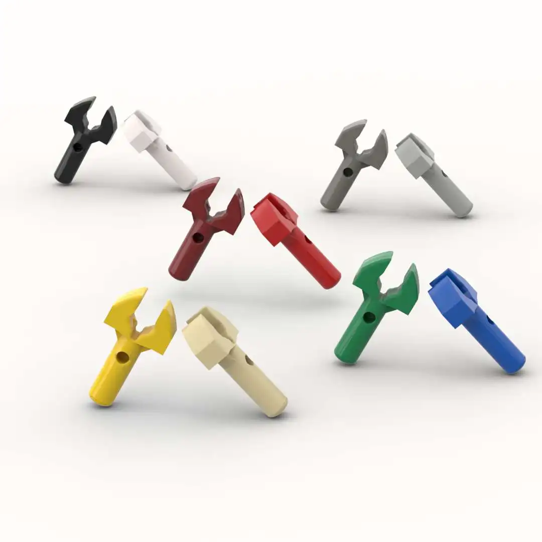 

10PCS Parts Plate 48729 Bar 1L With Clip Mechanical Claw Edges Building Blocks 100% Compatible DIY Bricks Toys