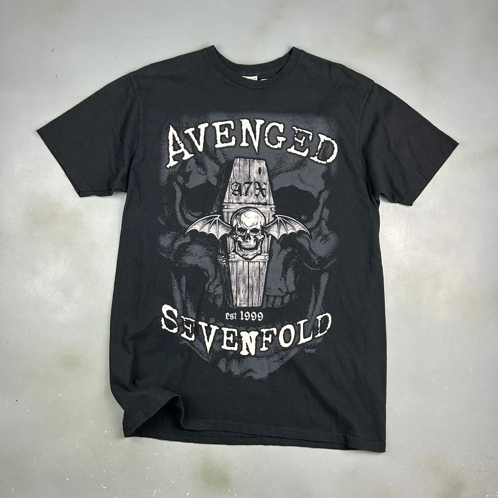 Avenged Sevenfold Metal Black Band T Shirt Sz M Adult