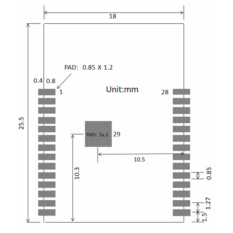 ESP32-C6-WROOM Module Espressif AIoT,WiFi4 Wi-Fi 6 in 2.4 GHz band, Bluetooth 5, Zigbee 3.0 and Thread