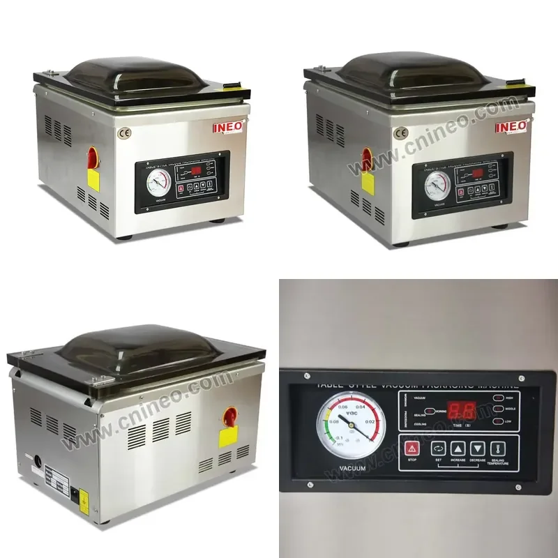 Automatic Food Meat Vacuum Packing Machine for Commercial Table Top Small Size Vacuum Sealer Vaccum Sealing Machine