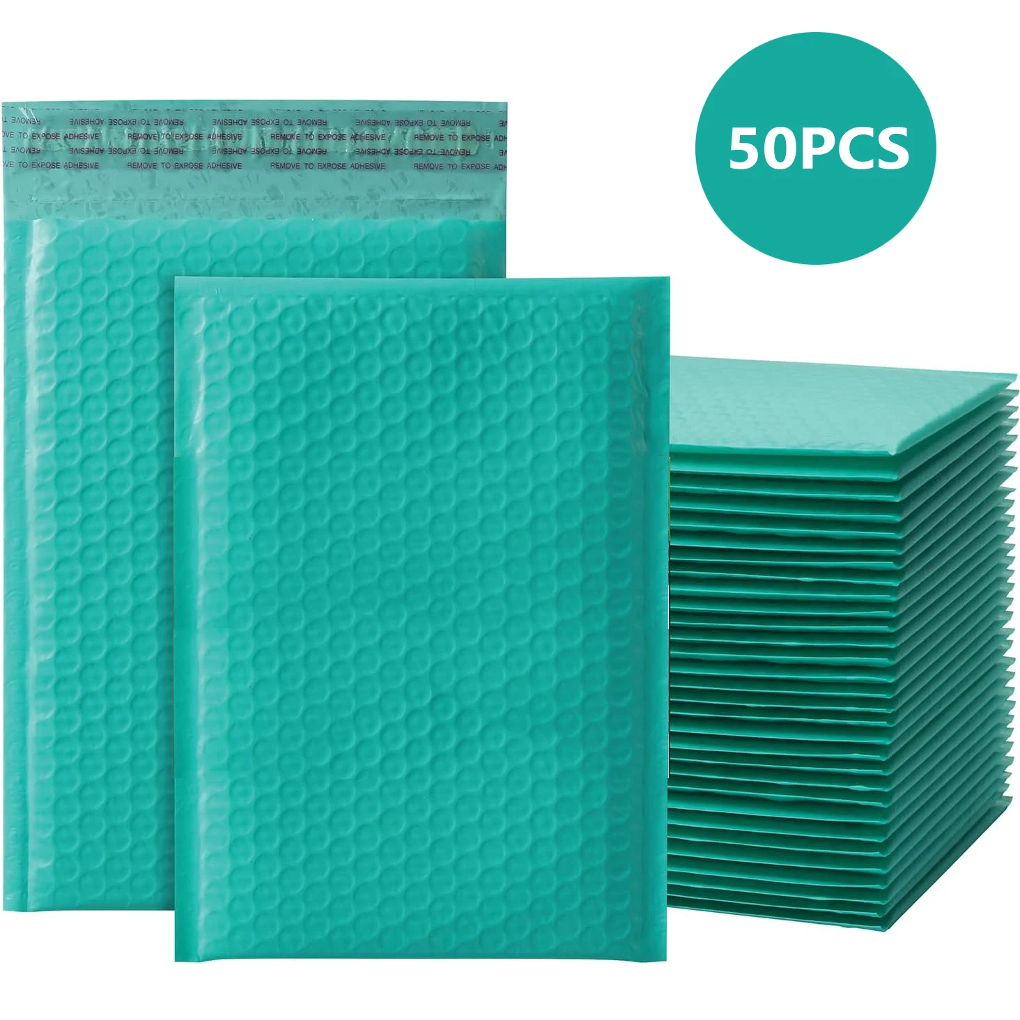 Multi Color Envelope Sacos de Envio, Envio de Bolhas, Envelopes Bolhas, Pacotes, Suprimentos de Embalagem, Mailers, 50Pcs