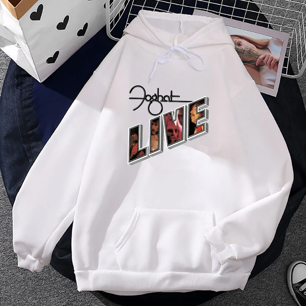 Rock Band Foghat Live Hoodies LongSleeve Hooded Men/Women Sweatshirts Casual Hip Hop Streetwear Graphic Fashion Unisex Clothing