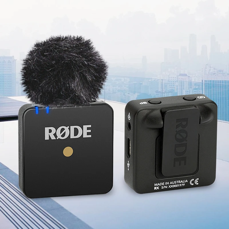 For Rode Wireless GO Voice interview Recording Pen Outdoor Wind Cover Shield Furry dead cat Windshield sponge accessories image 3