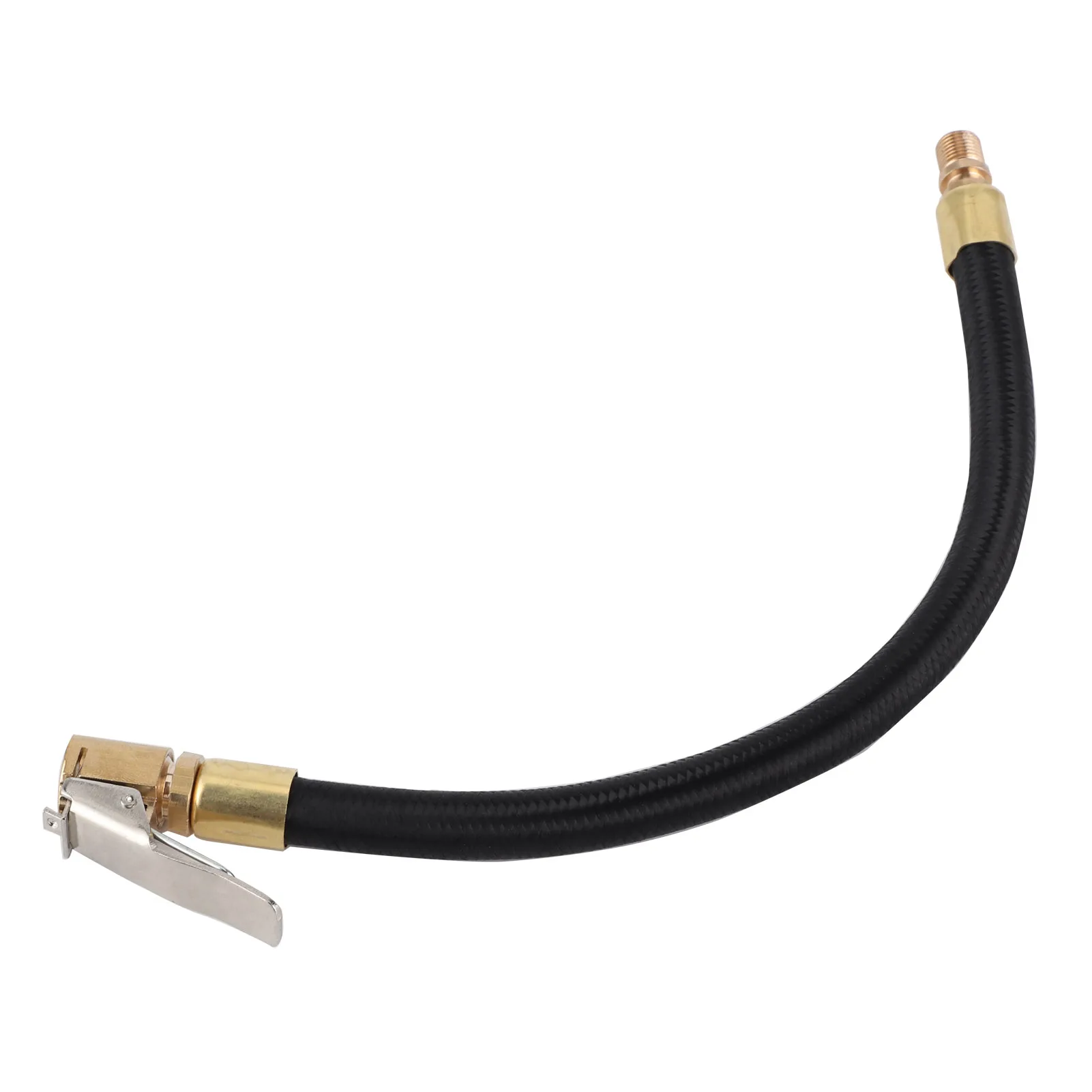 Tire Inflator Hose Air Pump Extension Tube Tyre Pump Quick Inflation Chuck Adapter for Car Motorcycle Bike with American Valve