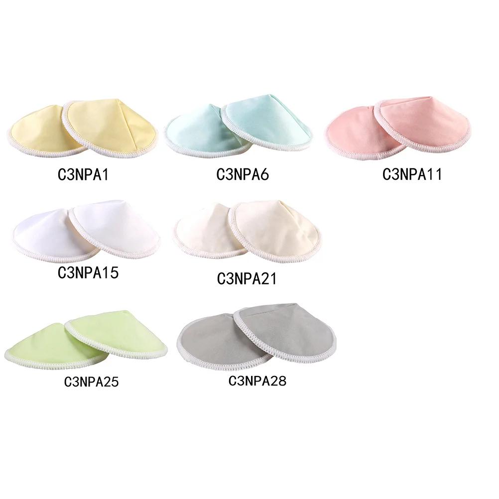 14 قطعة منصات الرضاعة الطبيعية المضادة للغسل 3 طبقات سماكة تنفس السلطانية على شكل حمالة صدر للرضاعة منصات #5