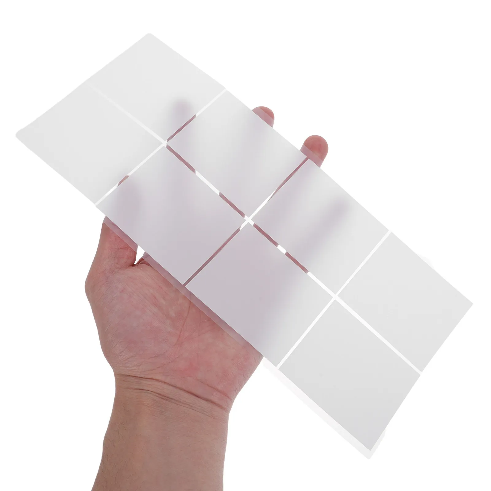 10Pcs Ceiling Light Diffuser Soft White LED Film Adhesive Ultra Thin Plastic Sheet for Home Office Lighting Panel