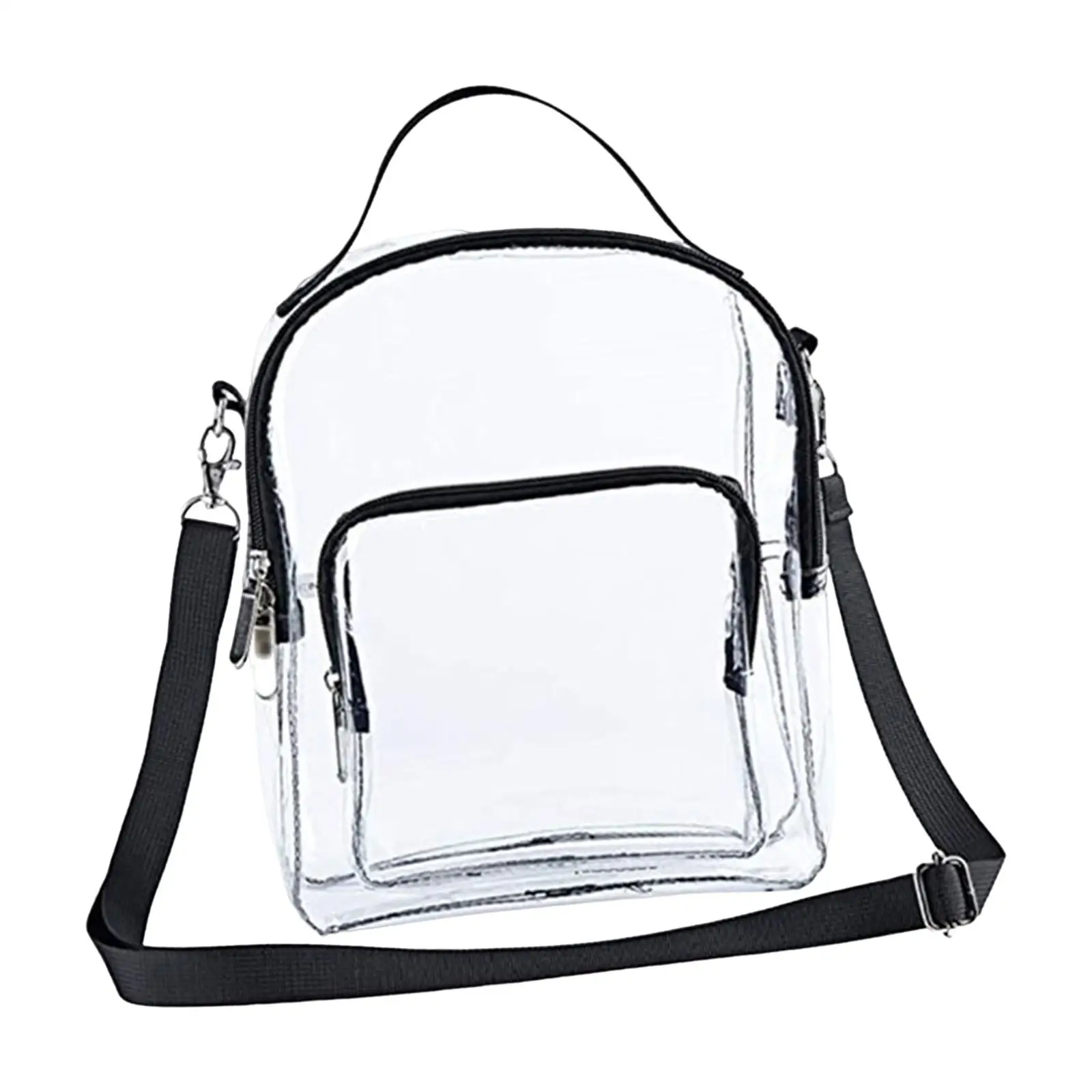 Transparent Crossbody Bag Purse Handbag Tote Casual Clear Bag Large Capacity