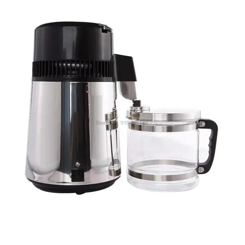 Casa Destilador de Água Pura 4l Faça Você Mesmo Dental Filtro de Água Destilada Purificador Destilação Elétrica Interna Aço Inoxidável 110v 220v