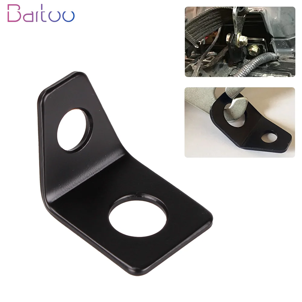 

4 Point Car Seat Belt Sheet Mounting Bracket L-Shaped Angle Hook Holder 90 Degree Bracket Kit Iron Seat Belt L-Bracket BAG062