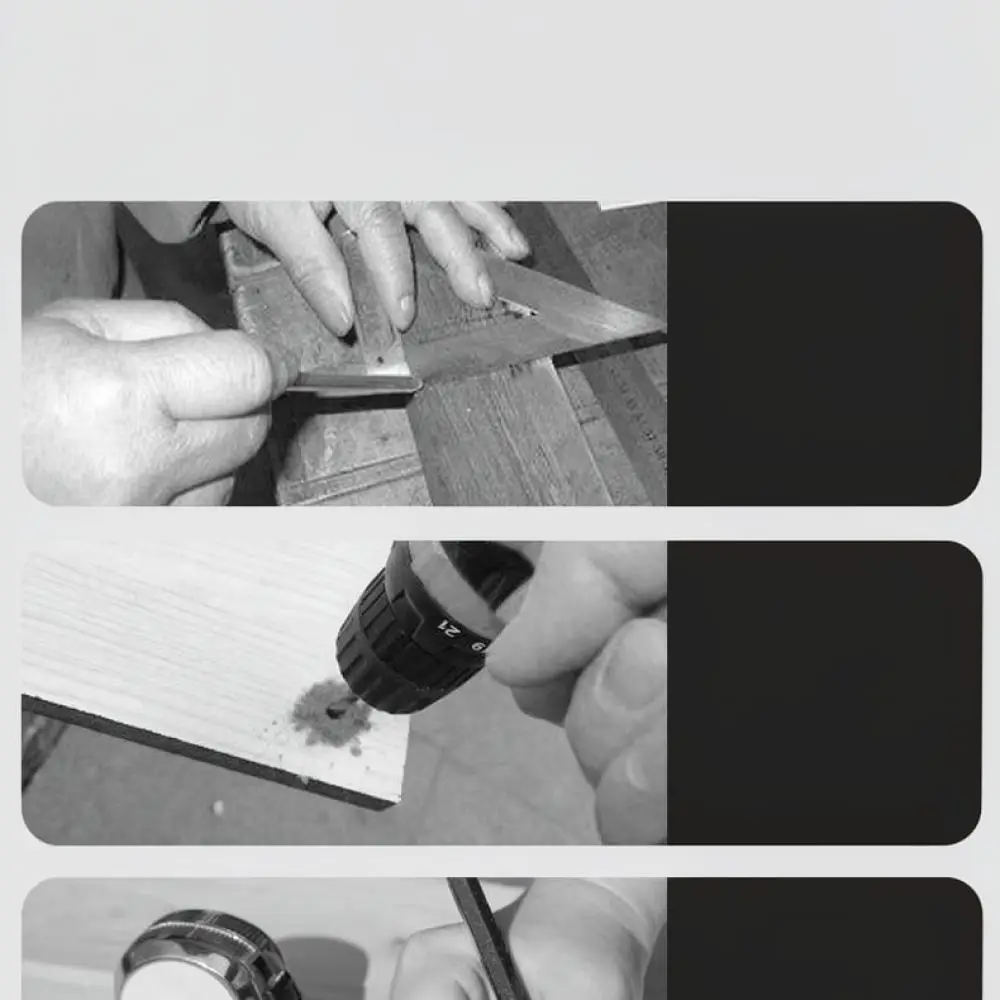 Professional Stainless Steel Handle Hole Locator Jig For Cabinet Door Drawer Pull Alignment Woodworking Installation Tool