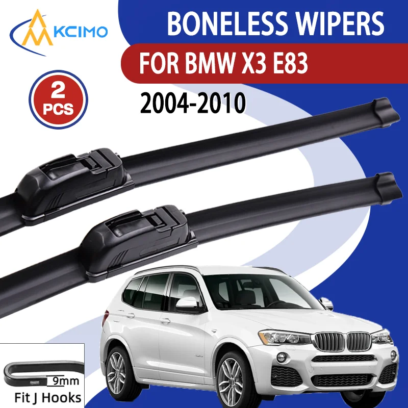 

Для BMW X3 E83 2004-2010 автомобильный дворник U-типа мягкий резиновый стеклоочиститель без костей HD тихий прочный автомобильный дворник 22 "+ 20"