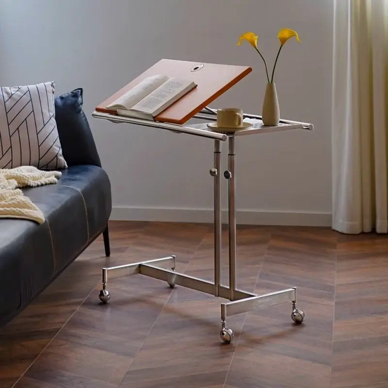 DSA medieval solid wood removable side few sofa corner few coffee table computer table bedside trolley rack